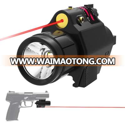 2 In 1 Function Red Laser Sight Compact Flashlight Laser Sight for Pistol Tactical Laser Flashlight