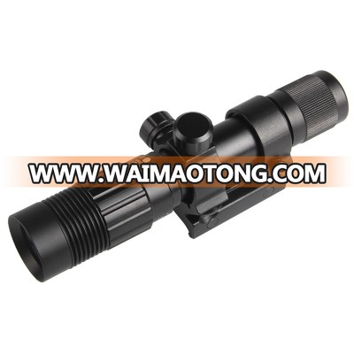 Tactical 2 in 1 Green Laser Sight scope Flashlight fit Picatinny Rail For Night Hunting Windage Elevation Adjustment